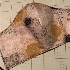 Fall sunflower face mask